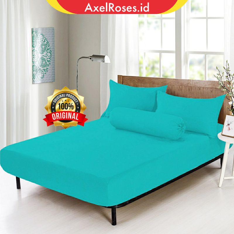 Seprai Set Sprei Polos Katun Minimalis Cotton 100% Hotel Full Karet Polos Tinggi 35cm 160x200cm 180x