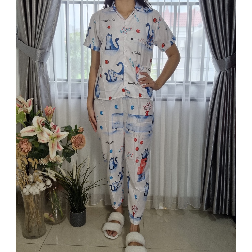 VIBELLECP - CP Vibelle shop grosir baju tidur piyama karakter fashion murah wanita-4