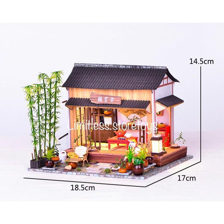 DIY MINIATURE TEA HOUSE (FA YUN SHE) BM-850 / Miniature