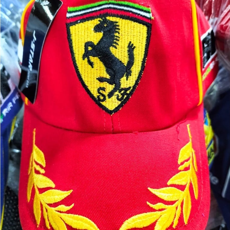 Toko_brs / topi baseball team Ferrari topi pria bordir