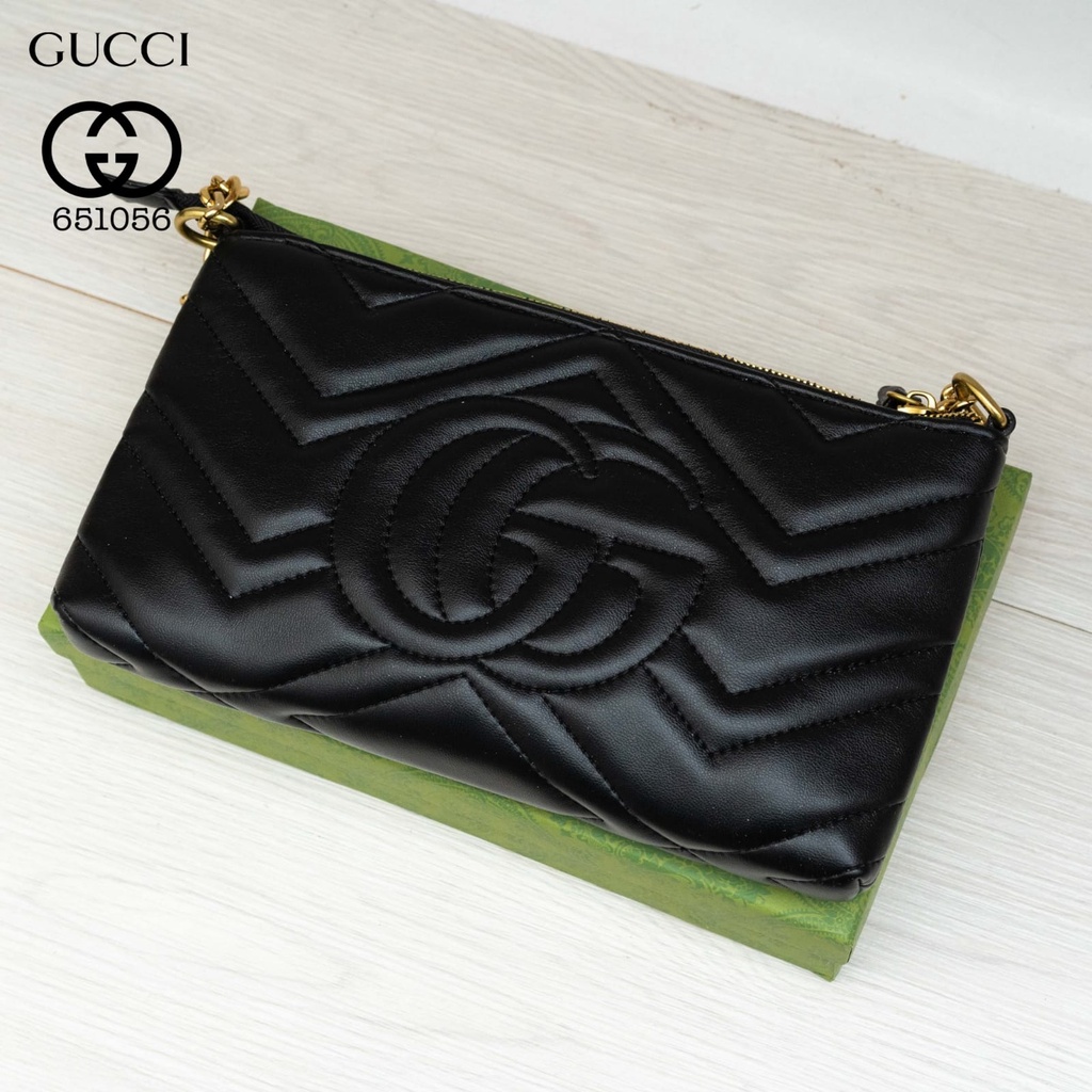 GUCCI FLORENCE SLING CLUTCH 651056