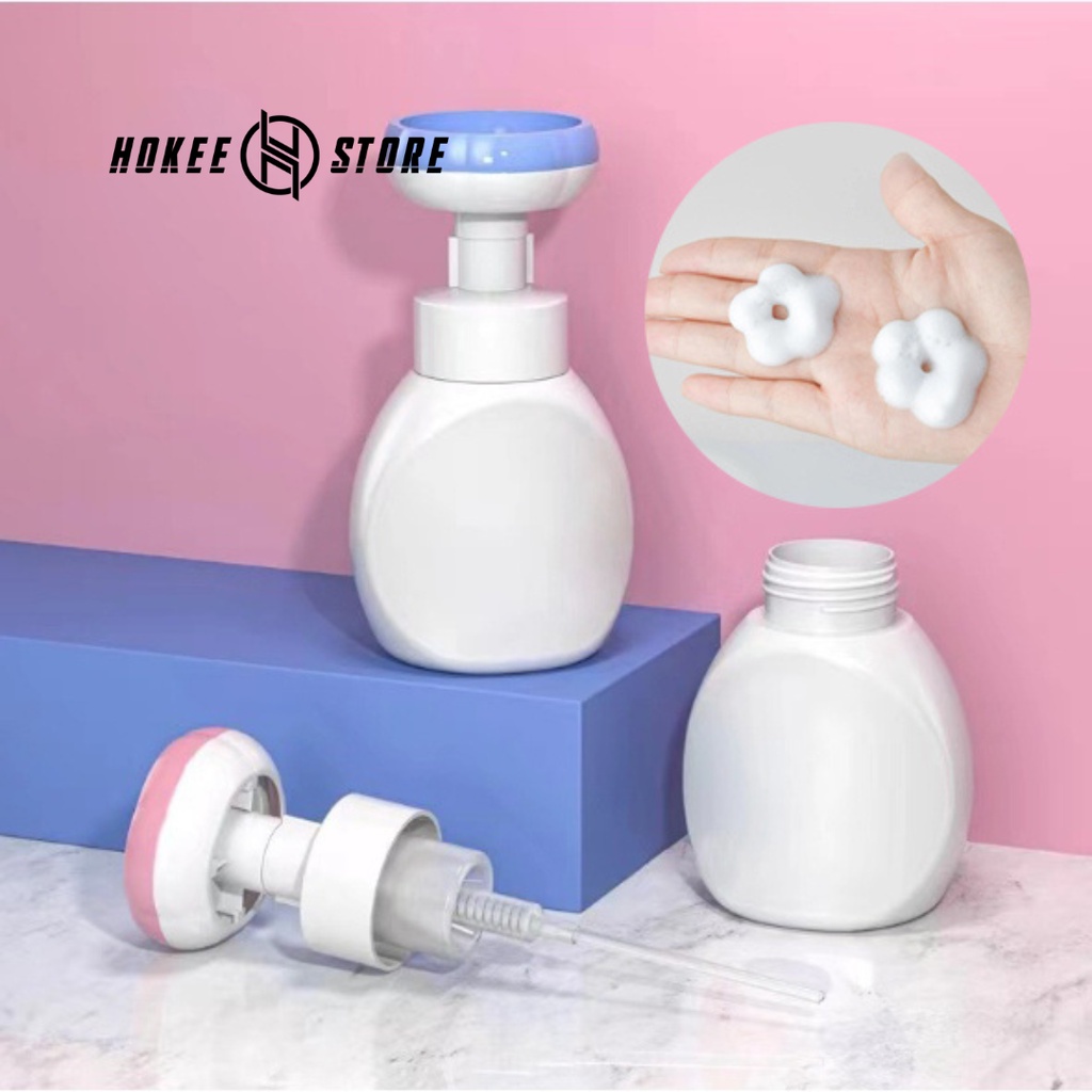 Jual BOTOL SABUN BENTUK BUSA BUNGA / FLOWER STAMP HAND SOAP/ SABUN BUSA