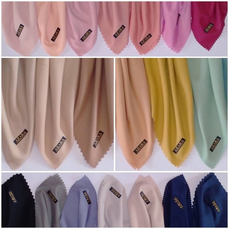 Jilbab Azara Oskara Lasercut 110x110  Kerudung Segiempat Voal  Hijab Segi Empat Azzara Laser Cut