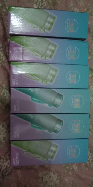 Botol Minum Hello Master Colourful Kaca 480ml