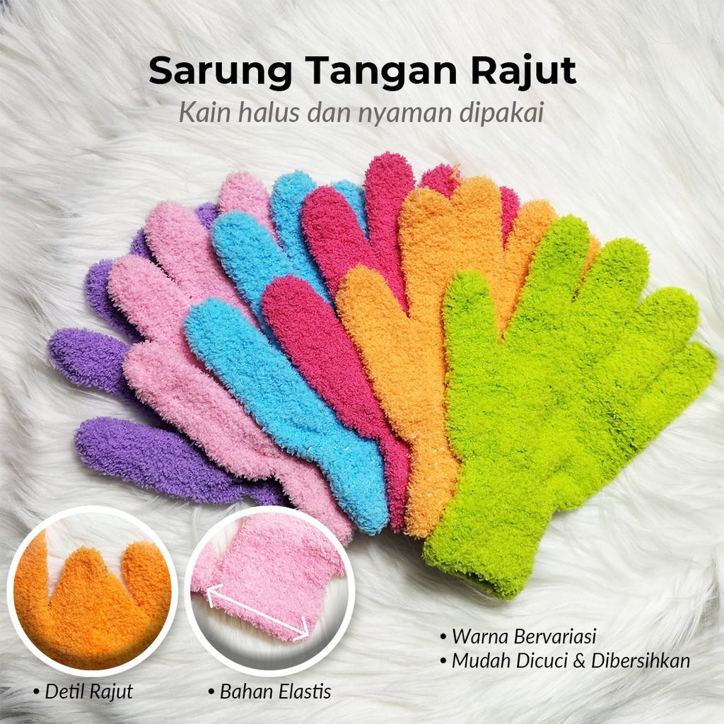 Sarung Tangan Touch Screen HP Wanita Motor Bulu Woll Rajut, Cewek Perempuan Wol Warna Warni Wool FG 775 805-15 805-64 805-10  805-4A 805-62