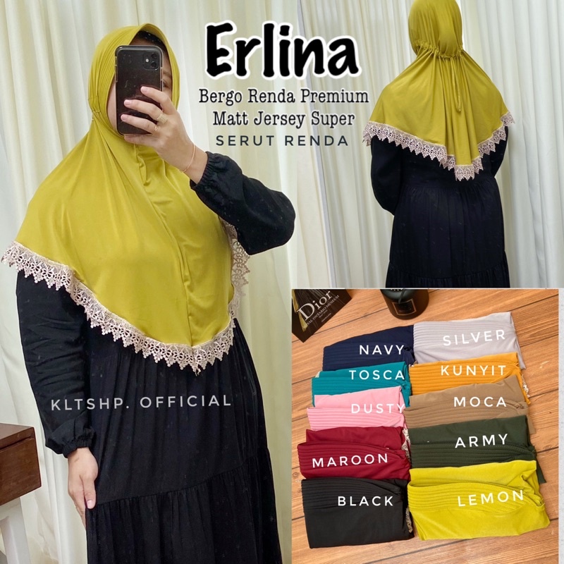 ERLINA BERGO RENDA PREMIUM // BERGO TALI SERUT