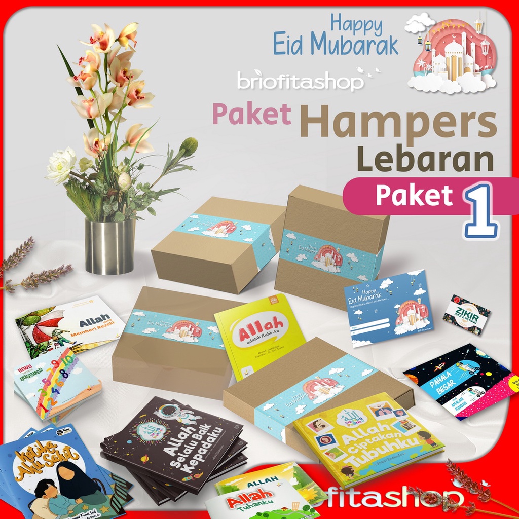 Paket Hampers Lebaran Buku Anak Parcel Briofitashop Paket 1