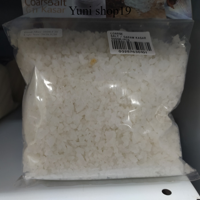 

coarse salt/garam kasar 500gr