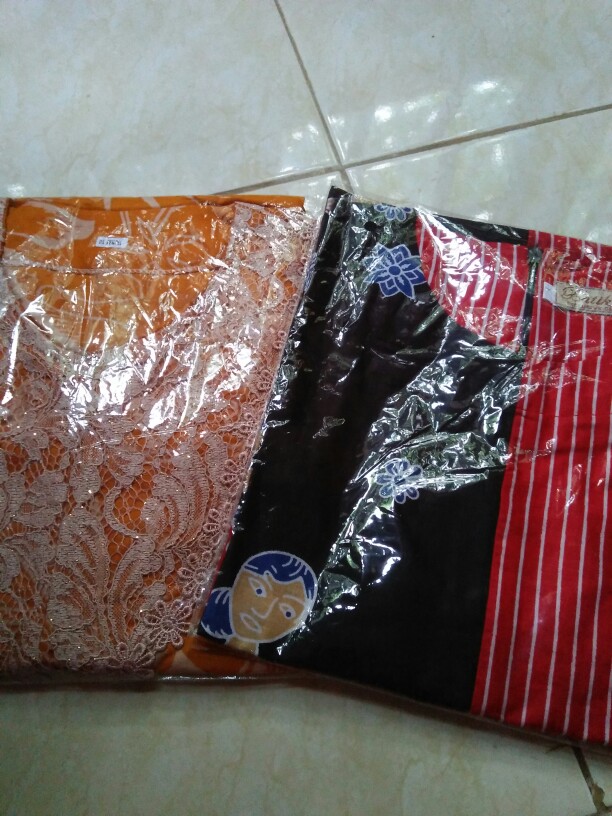Atasan Batik Dolby Dolbi Dobby Doby Tenun Sutra Tulis Halus Katun Atbm Baron ,sarombit Atasan