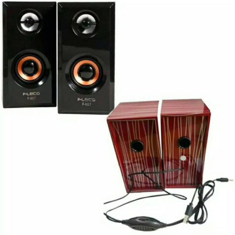 COD SPEAKER KOMPUTER/LAPTOP/HP/USB  FLECO F-017//SPEAKER SALON AKTIF FLECO F-017//SPEAKER KOMPUTER X-BASS