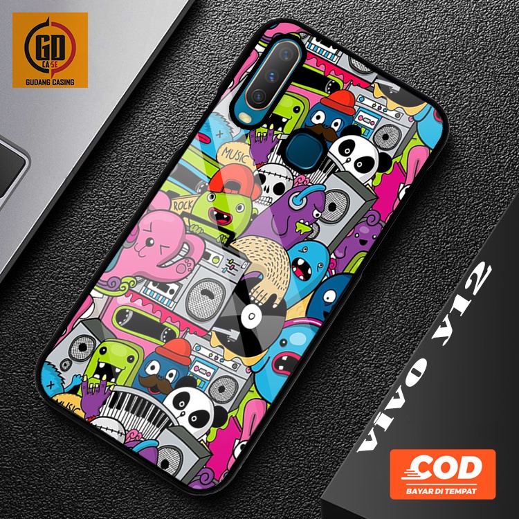 Case VIVO Y12 Case Hp VIVO Y12 Premium Glossy Gudang Casing [DOODLE] Casing Hp Aesthetic Kesing Hp K