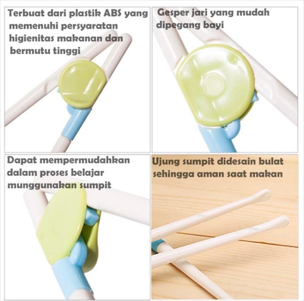 MD - Sumpit Anak, Sumpit Belajar Motorik Anak, Children Training Chopstic