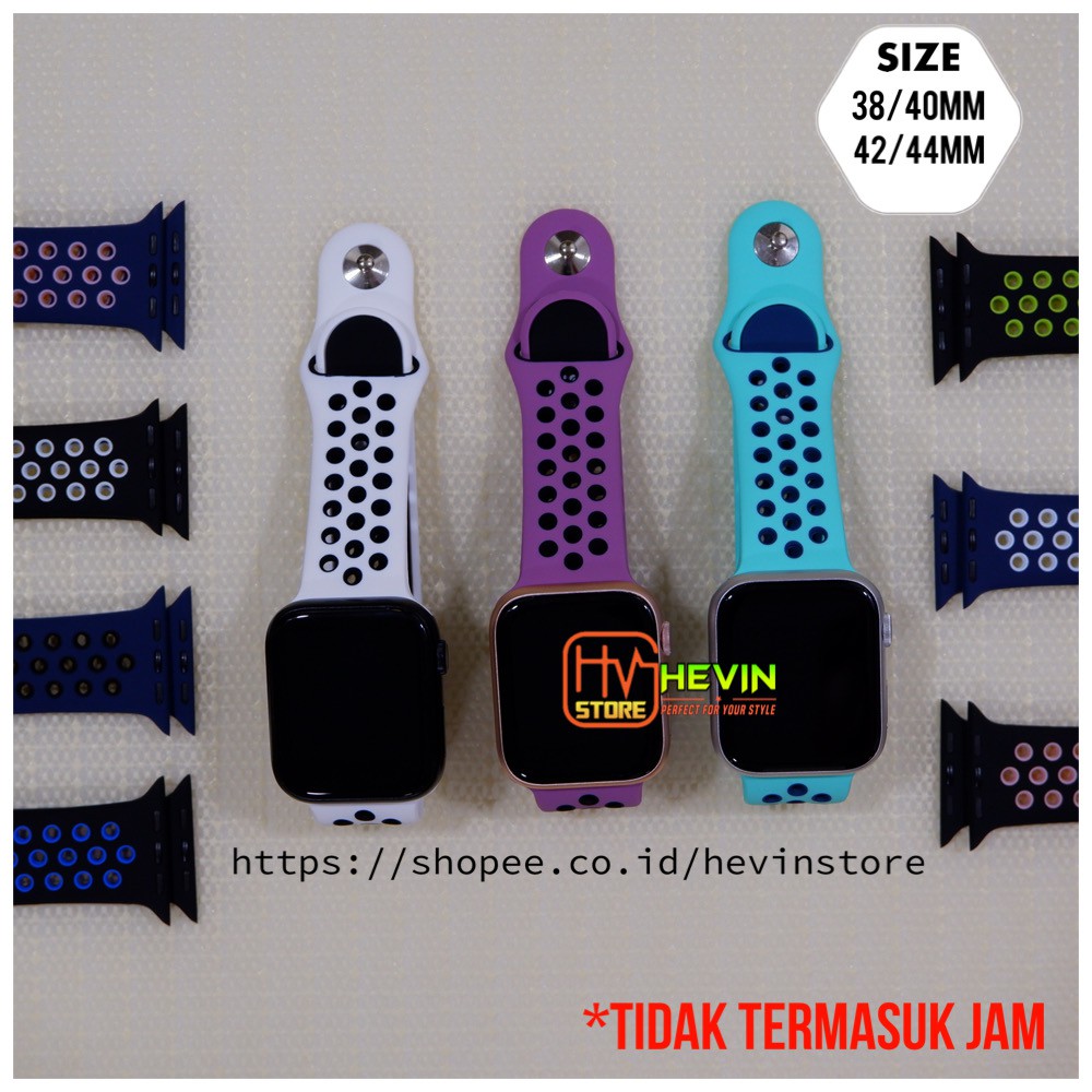 NIKE STRAP WATCH iOS RUBBER SPORT BAND SERIES 12345 SIZE 38/40MM &amp; 42/44MM