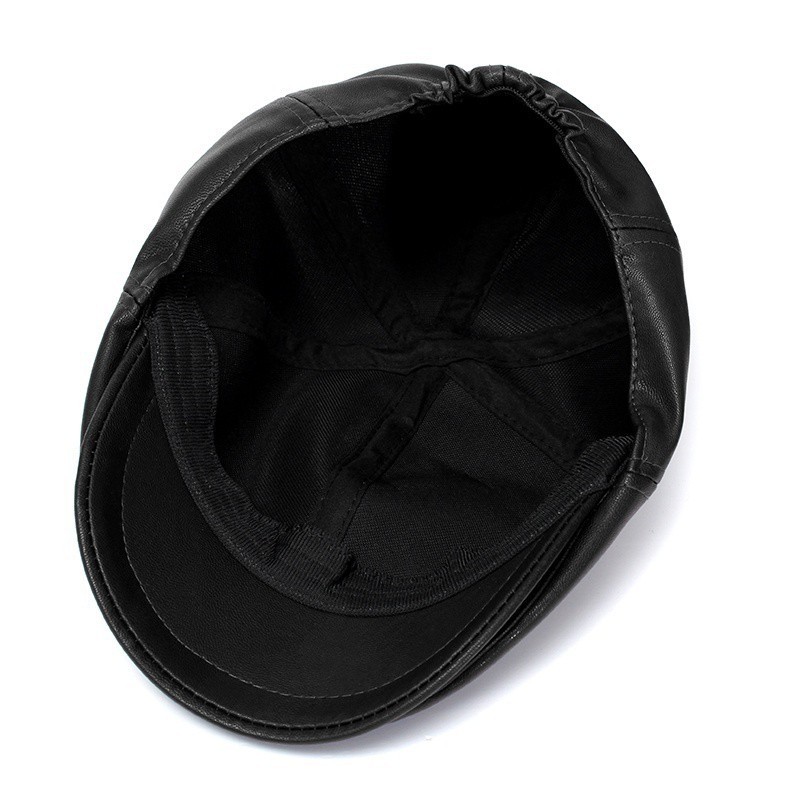 Terbaru Topi kulit newsboy cap loper koran pelukis eropa topi pria laki cowo