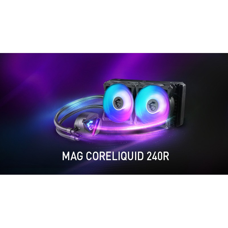 MSI MAG CoreLiquid 240R - CPU Liquid Cooler MANTULLLL GAN