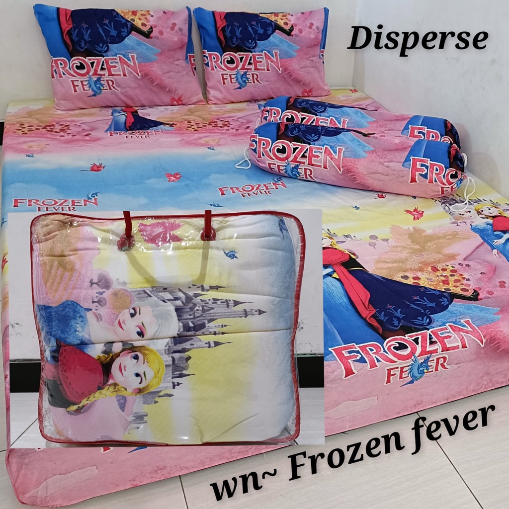 waty grosir BEDCOVER MOTIF ANAK bnyak pilihan motif, bedcover homemade