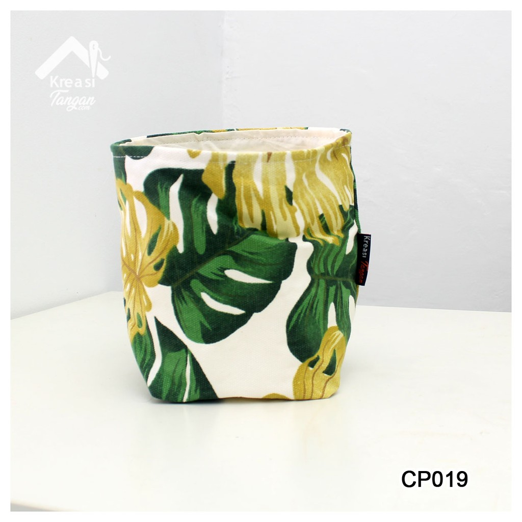 COVER POT TEMPAT PENYIMPANAN MOTIF MINIMALIS AESTHETIC CP019