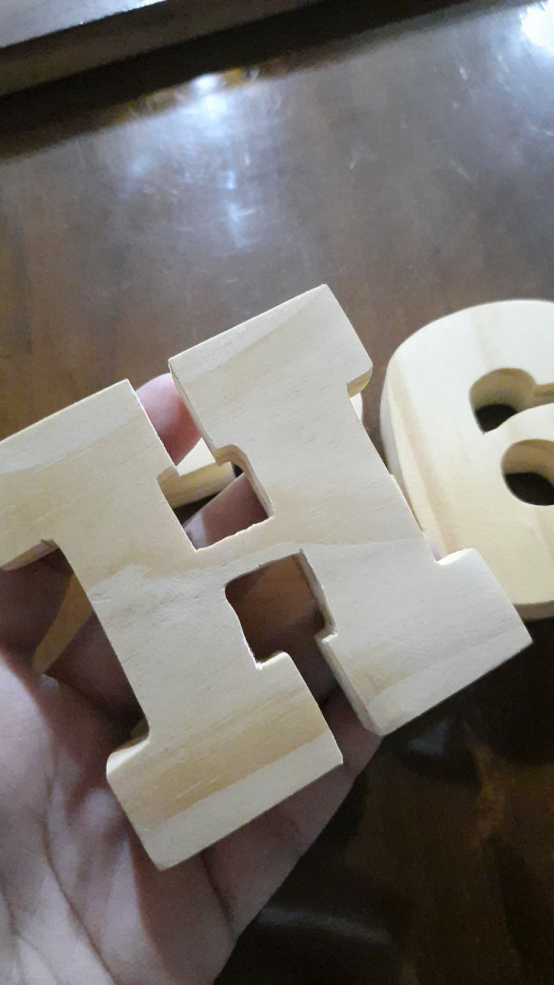 Huruf Timbul Kayu Solid ( Bukan Mdf/triplek)