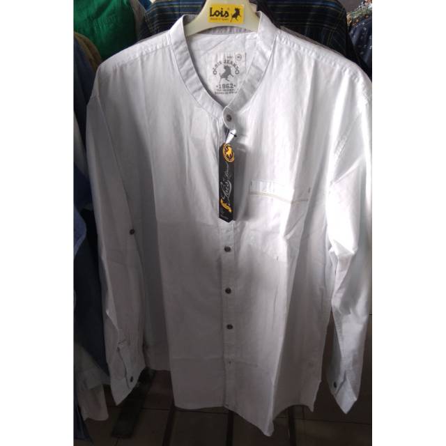 Obral Baju koko putih Original Lois