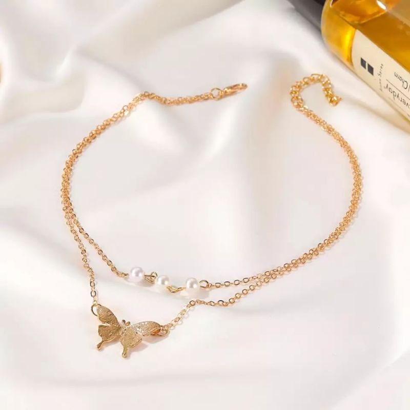 KALUNG 2 LAYER BUTTERFLY PEARL AI0120