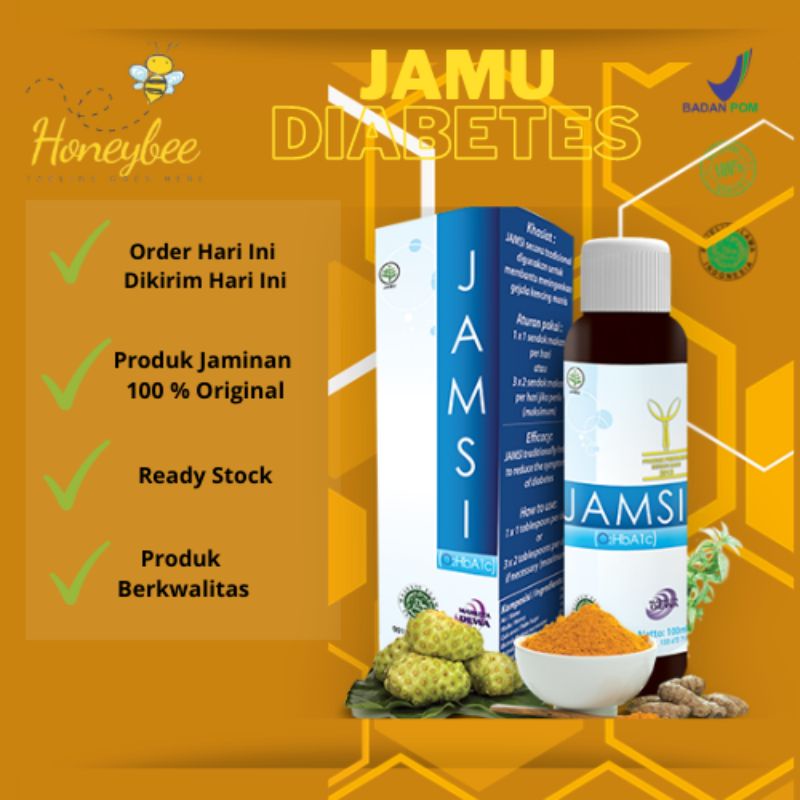 Jamsi Jamu Obat Diabetes/ Diabet / Diabetesi AsliOriginal 100ml
