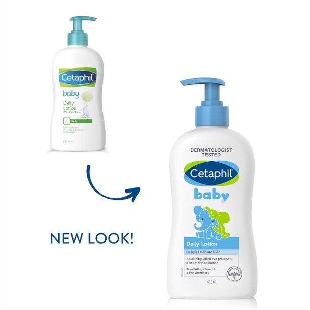 Cetaphil Baby Daily Lotion With Shea Butter 400ml Face and Body Pelembab &amp; Perawatan Kulit Bayi