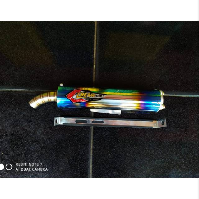 silincer knalpot racing CREAMPIE NINJA R - SS - RR stainless