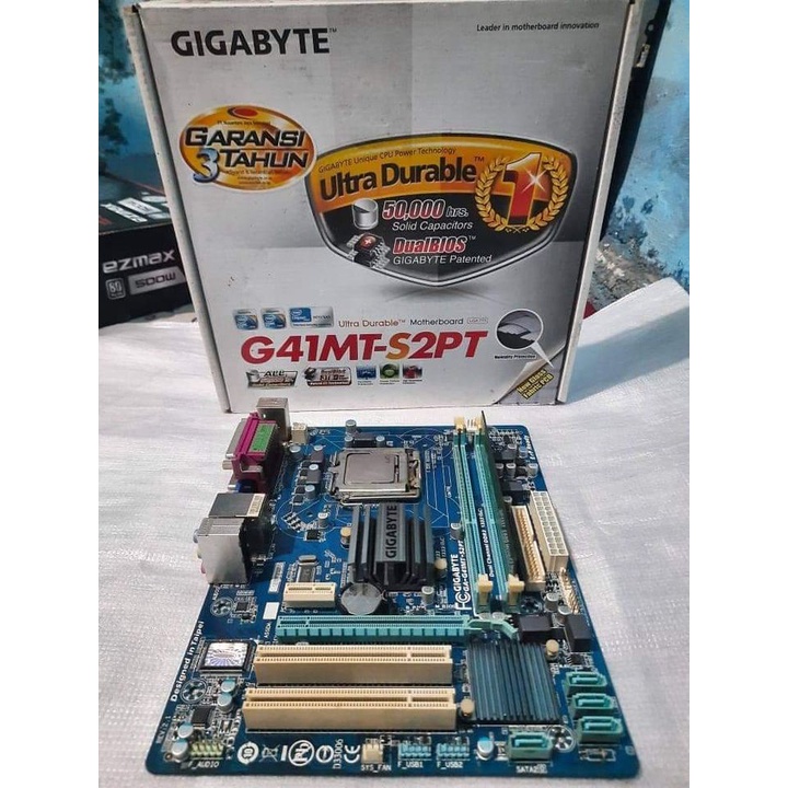 Paket Motherboard G41 Core 2 Duo E8400 RAM 2GB DDR3