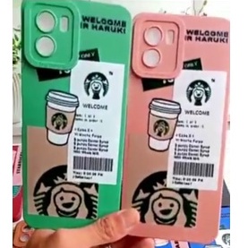 CASE STARBUCKS BAHAN PRO CAMERA TERANYAR REALME C1 C2 C3 C11 C12 C17 C20 C21Y C25 C25S C25Y C31 C35 5 5i 5s 7i 8i 9i 9