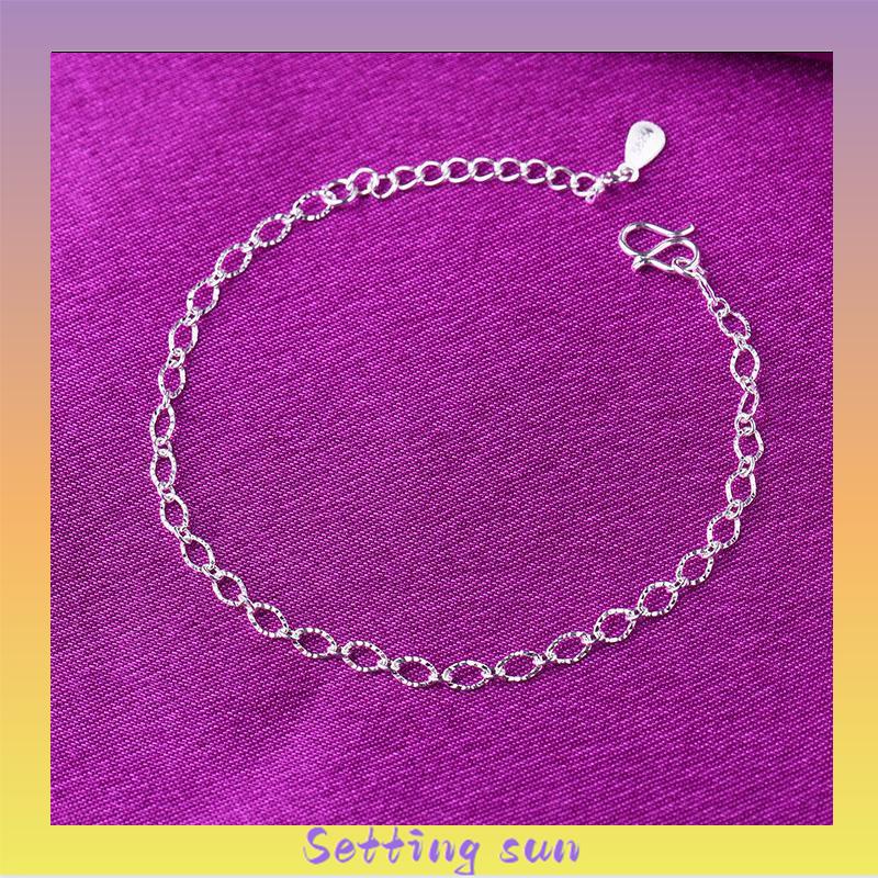 Gelang Rantai Bahan 925 Silver Untuk Wanita TN