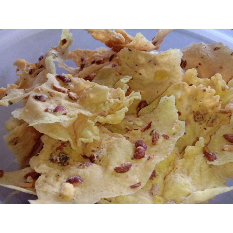 

PEYEK KACANG TANAH TOPLES 25 LITER RASA ORIGINAL/PEDAS
