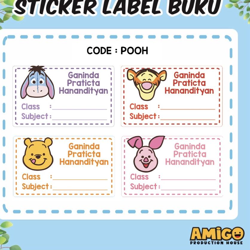 

Tidak Diragukan.. stiker buku stiker nama lucu stiker label buku waterproof stiker buku pelajaran stiker anak