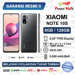 xiaomi redmi note 10s ram 664gb 6128gb 8128gb new resmi xiaomi pusat hape sby termurah