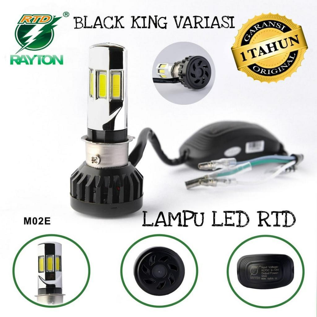 Rayton Led Otomotif Motor M02E AC DC Lampu Utama LED Lampu Led Motor 6 Sisi M02E RTD Lampu RTD 6 Mata