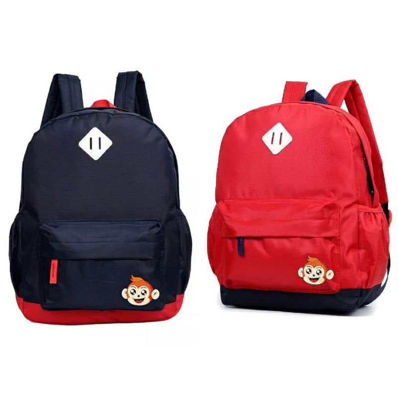 TAS RANSEL ANAK PEREMPUAN /TAS KARAKTER LITTLE MONYET/TAS SEKOLAH/TAS ANAK TK/TAS ANAK SD