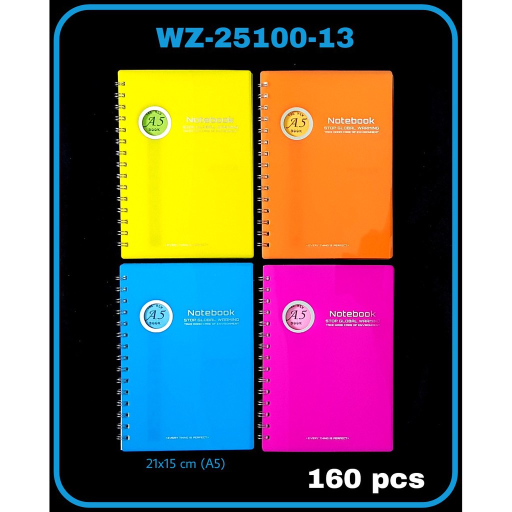 

ILP Buku Catatan Spiral A5 WZ-25100-13 / Notebook Spiral / Buku Spiral