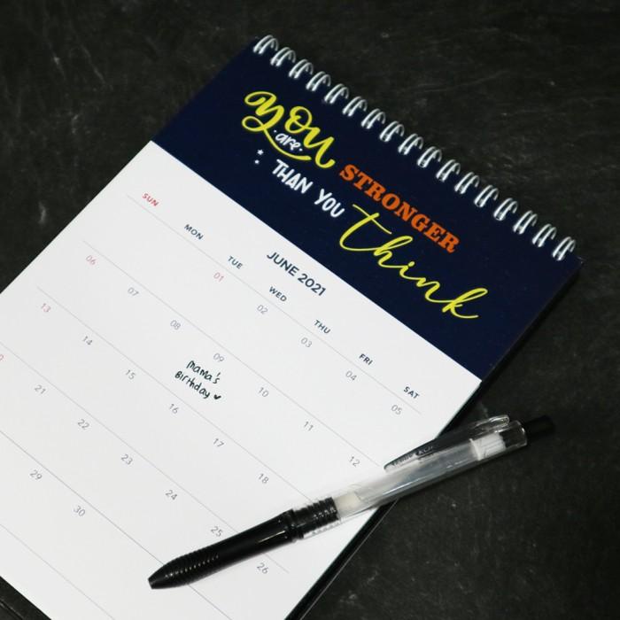

(Cod) Kalender Goals 2021 | Kalender Meja 2021 Kalender Quotes Kalender 2021