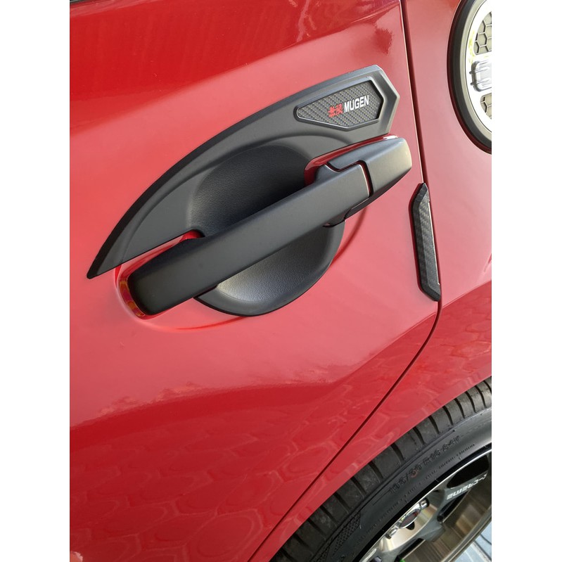 Paket Outer Handle Cover MUGEN - Cover Door Handle MUGEN mobil Honda Mobilio BRV all new Brio