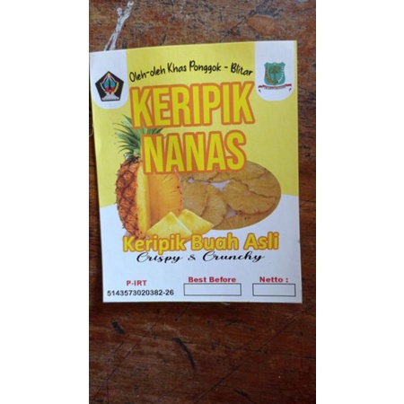 

keripik nanas premium Bimario