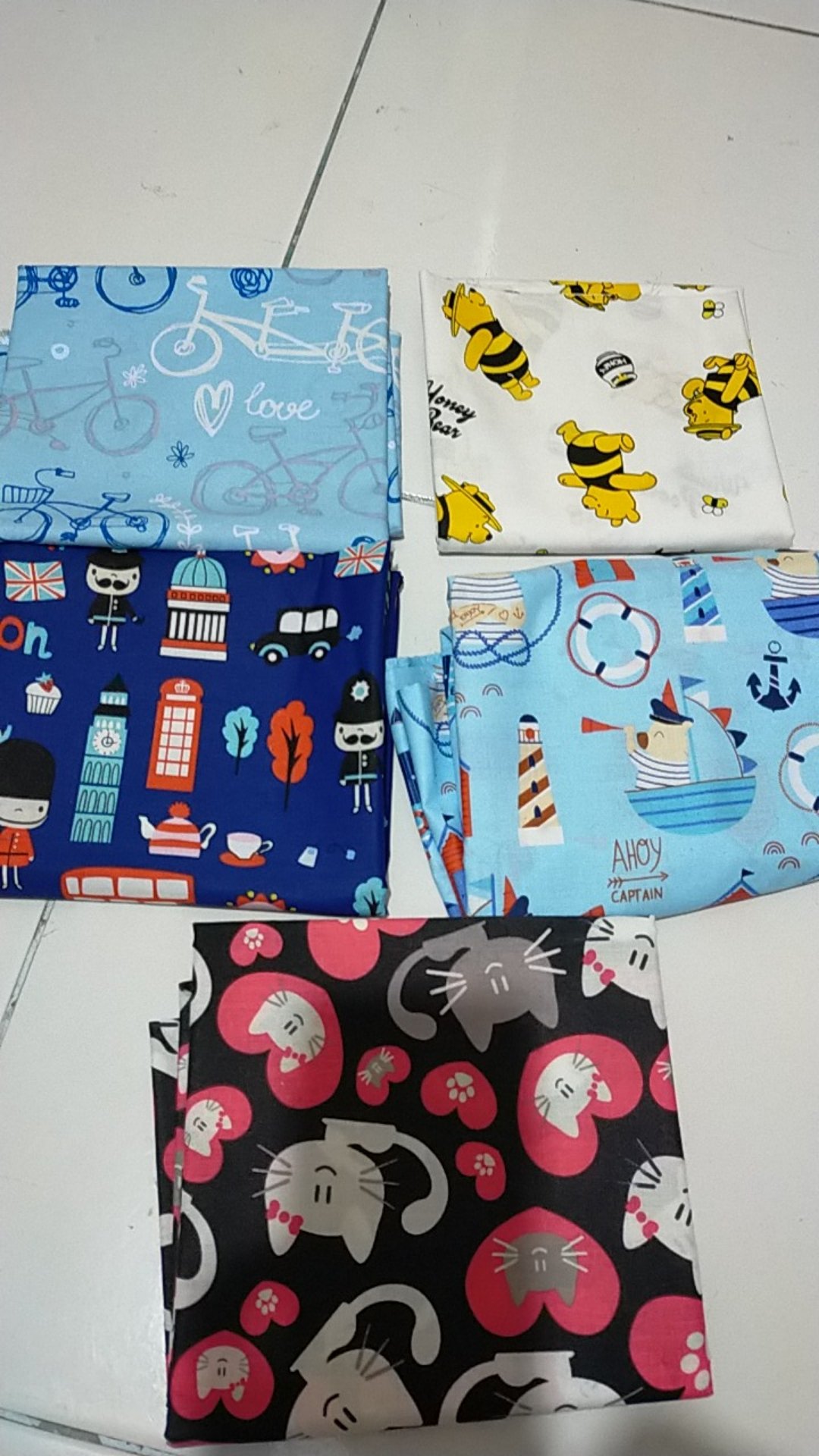 0,45 M - Kain Sprei Katun Lokal Ukuran 0,45 M (45x240cm)