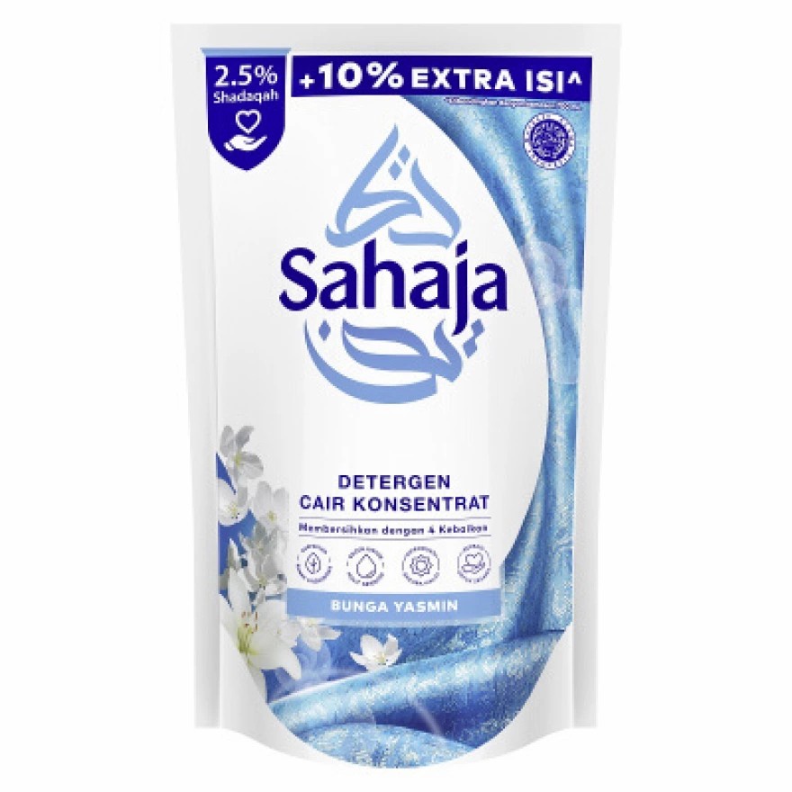 Sahaja Deterjen Cair Bunga Yasmin Pouch 630ml