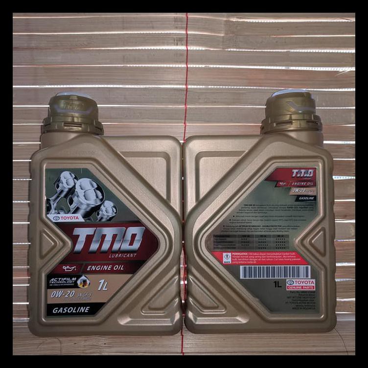 NEW oli mesin mobil TMO 0w-20 API-SN Full Synthetic ukuran 1 Liter HEMAT