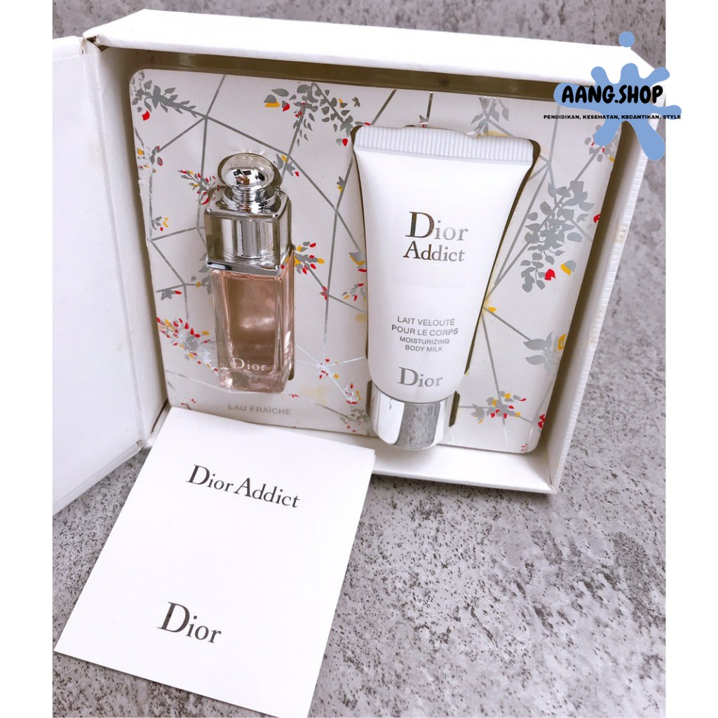 Parfum ORI BRANDED Gift Set Dior Addict (parfum 5 ml + body milk) for women