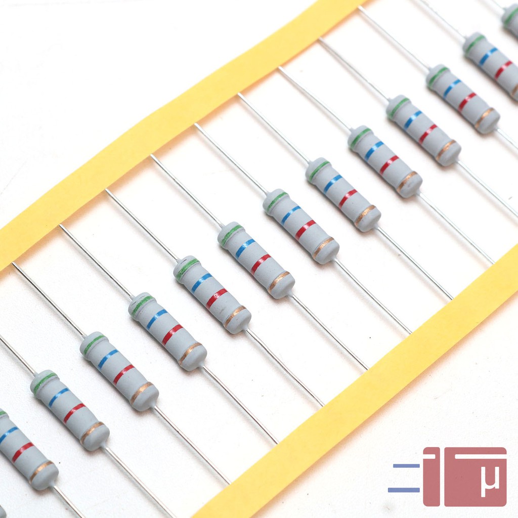 Resistor 5K6 5.6K 2W Metal Oxide 5% Taiwan Kaki Tembaga