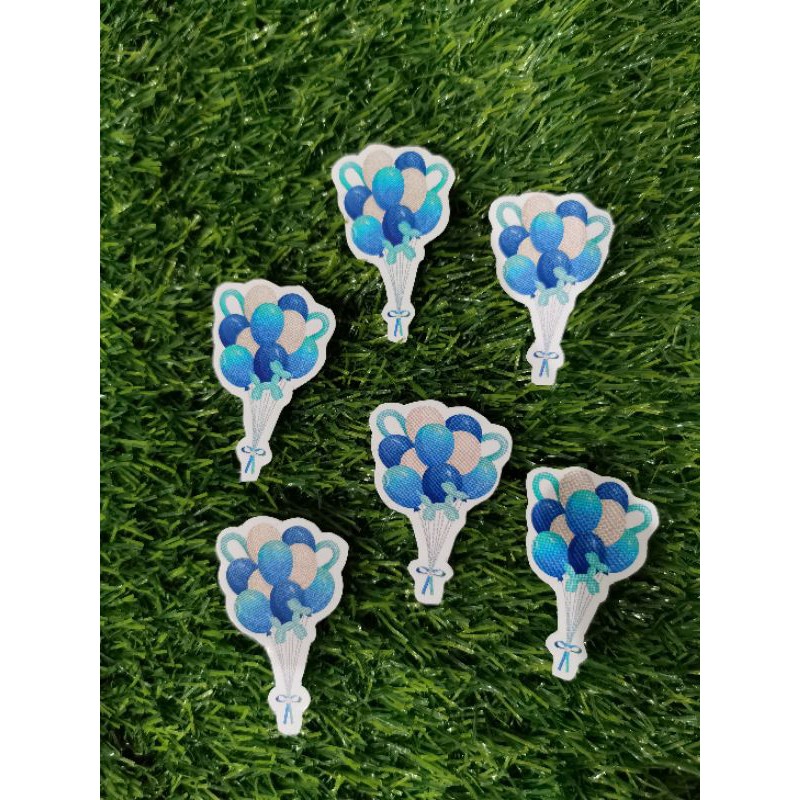 TOPPER KERTAS HAPPY BIRTHDAY BALON