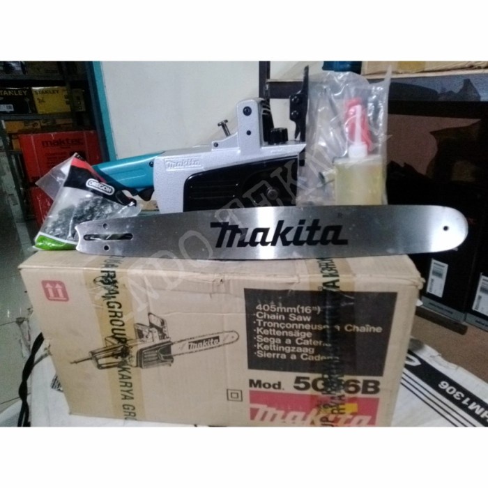 Mesin Gergaji Elektrik Chainsaw 16" Makita Gergaji Mesin Listrik 16 Inch Makita 5016B Asli Jepang