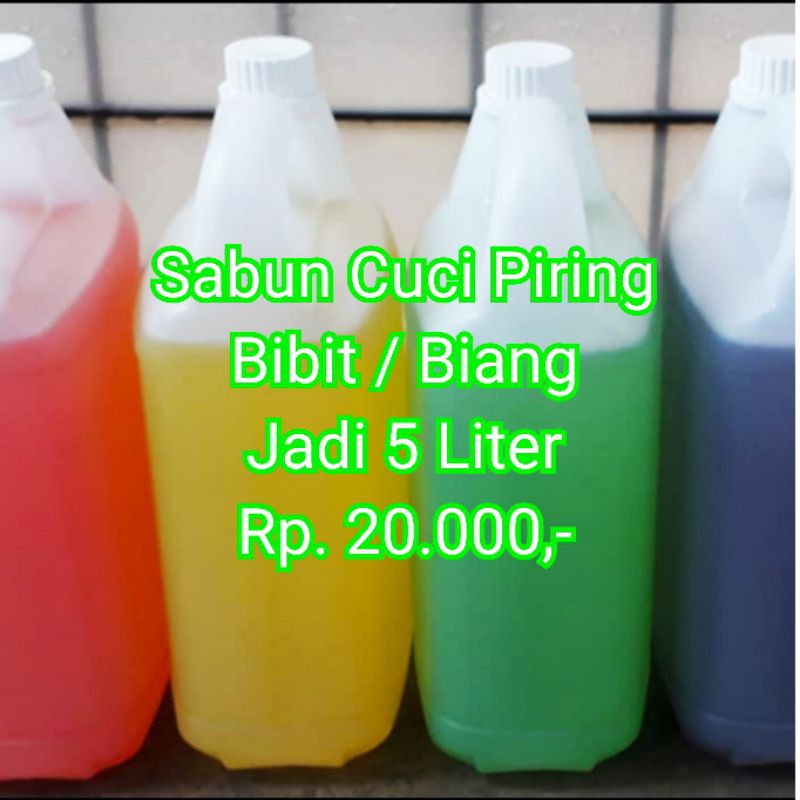 Sabun Cuci Piring Bibit Biang Untuk 5 Liter