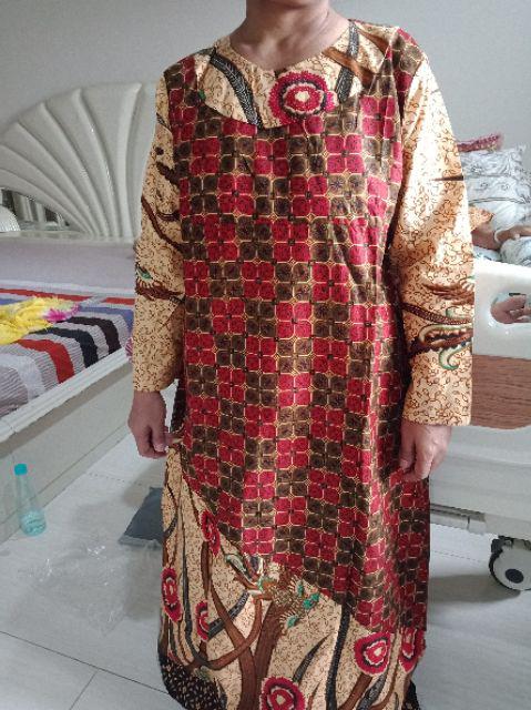 ✅trending! Gamis Ilalang / Gamis Batik Modern / Long Dress Batik Terbaru / Seragaman Batik Kerja /