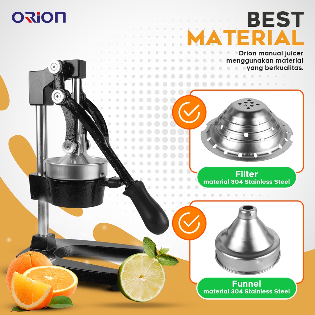 Orange Juicer/ Alat Peras Jeruk/ Press Jeruk - Orion MJ1158