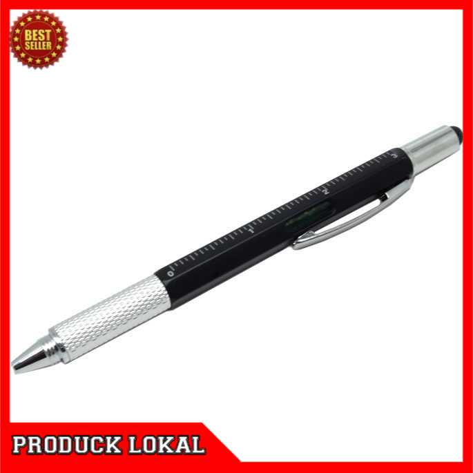 

Taffware Pena Multifungsi Stylus + Penggaris + Level + Obeng